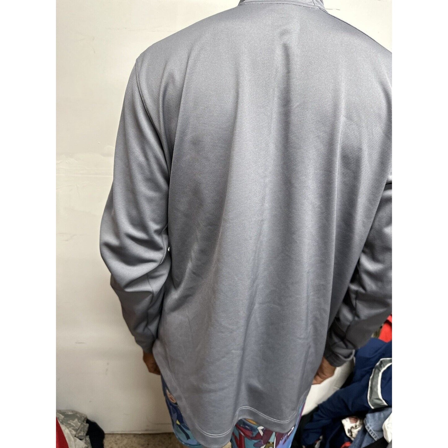 Men’s Gray Under Armour Large Visit Ridge High School Soccer Full Zip Jacket