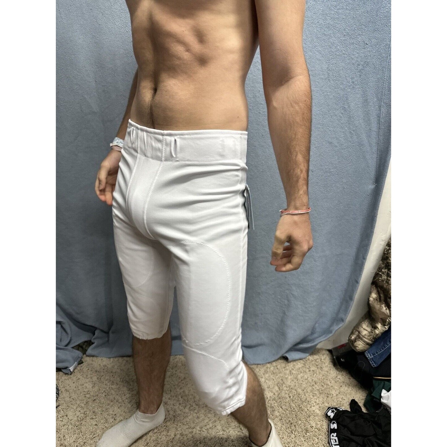 Champro Touchback Non-Integrated (No Pads) Football Pants Adult Medium White