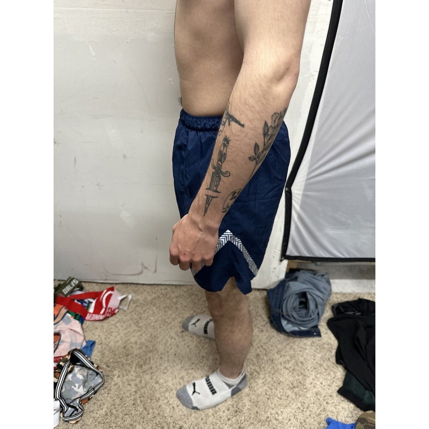 Men’s Blue Air Force iPtu Physical Fitness Training Shorts small
