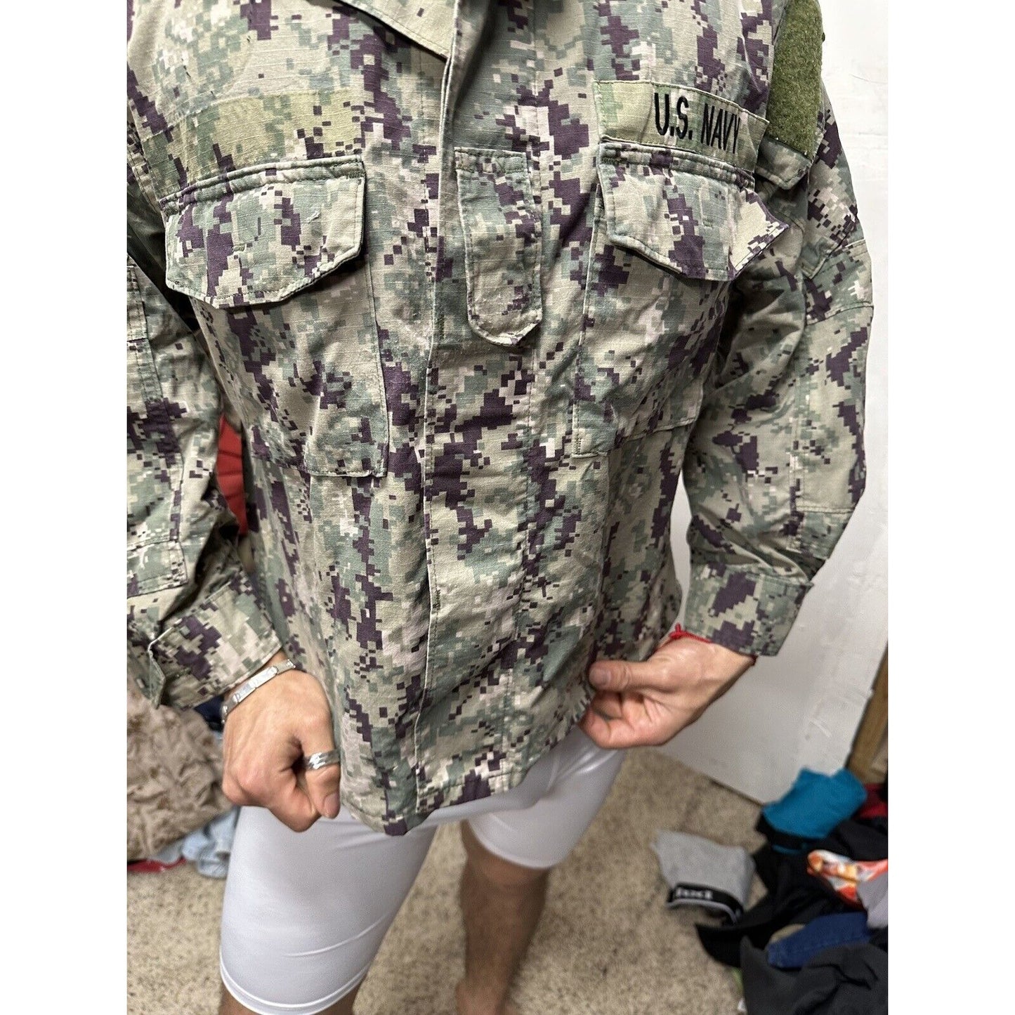 Men’s US Navy Medium XX-Short Too Blouse Uniform