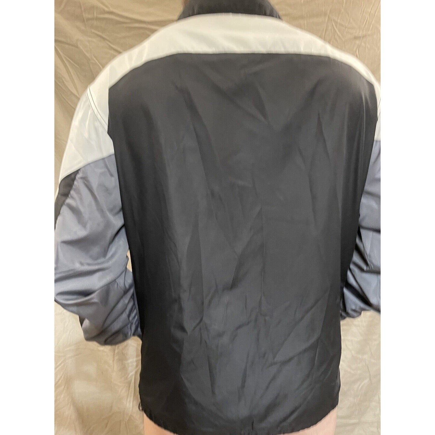 Men's SI NFL Team Reebok full zip atlanta falcons black windbreaker jacket XL