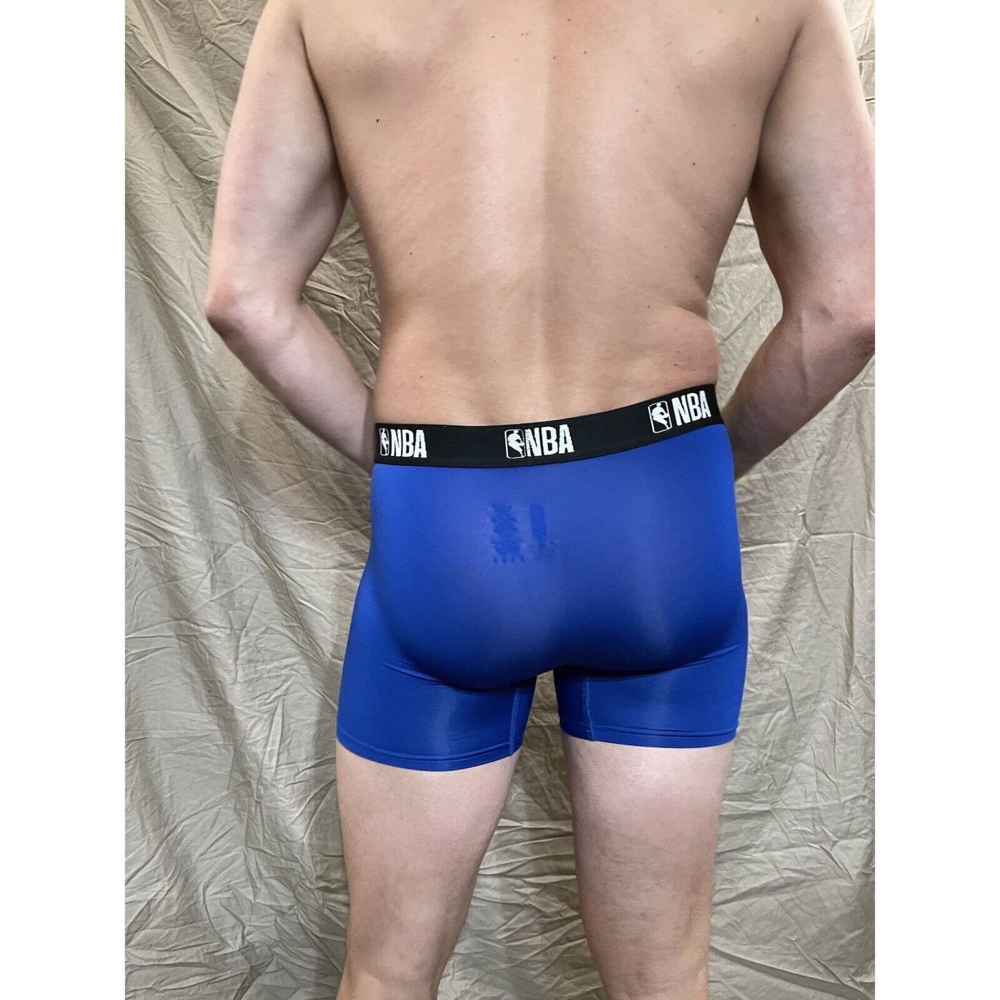 men's royal blue NBA compression shorts small