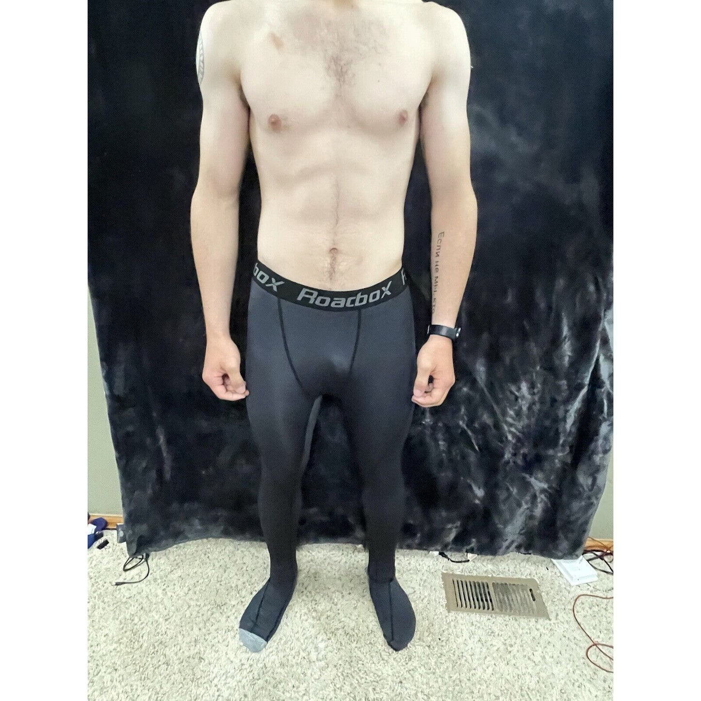 Men’s Dark Gray Roacbox Base Layer medium pants