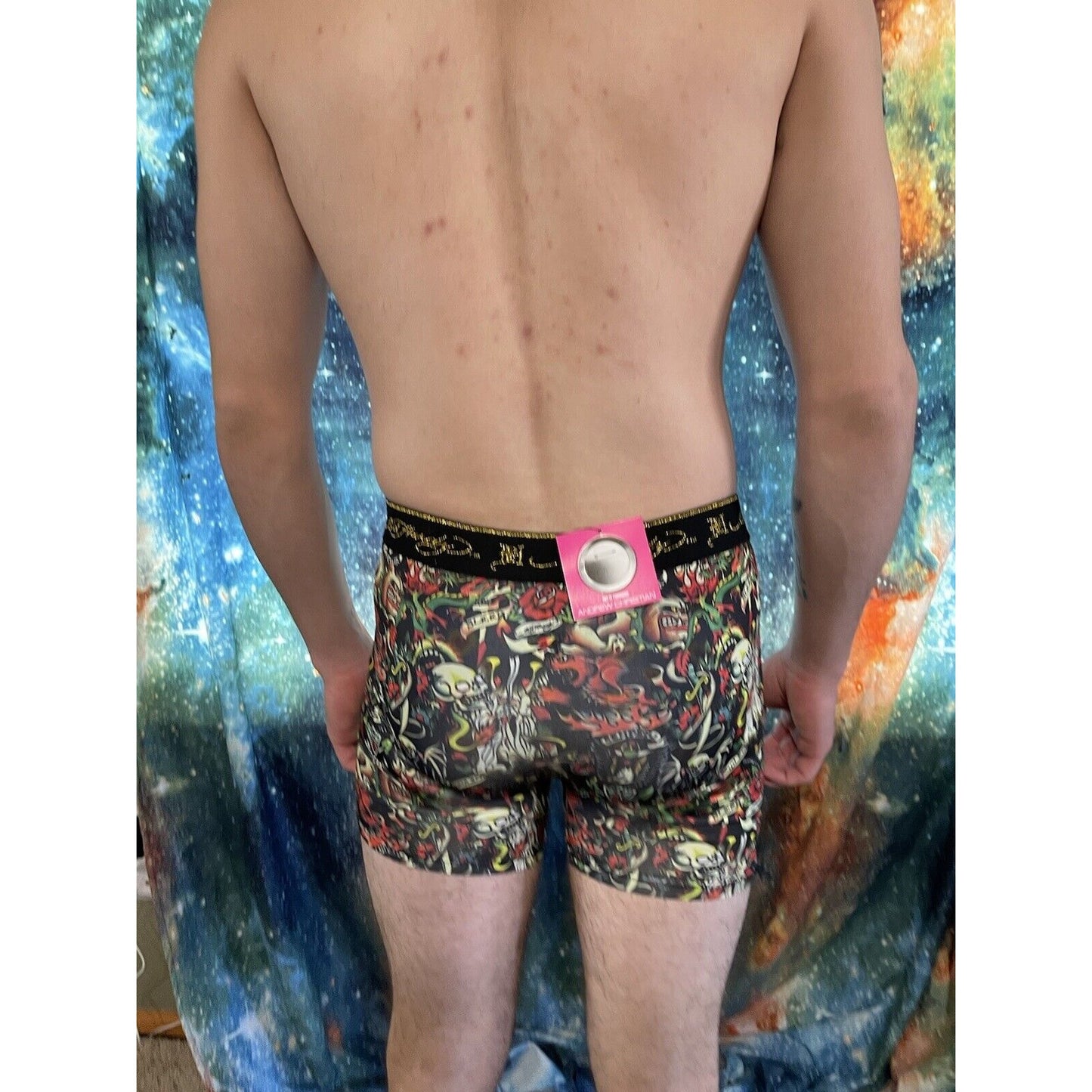 men's ed hardy compression shorts small skeleton New And Unworn