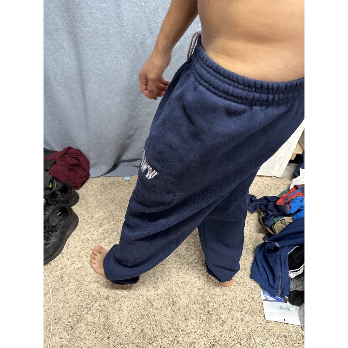 Men’s Navy Blue Medium Authentic US Navy Uniform Pt Sweat Pants