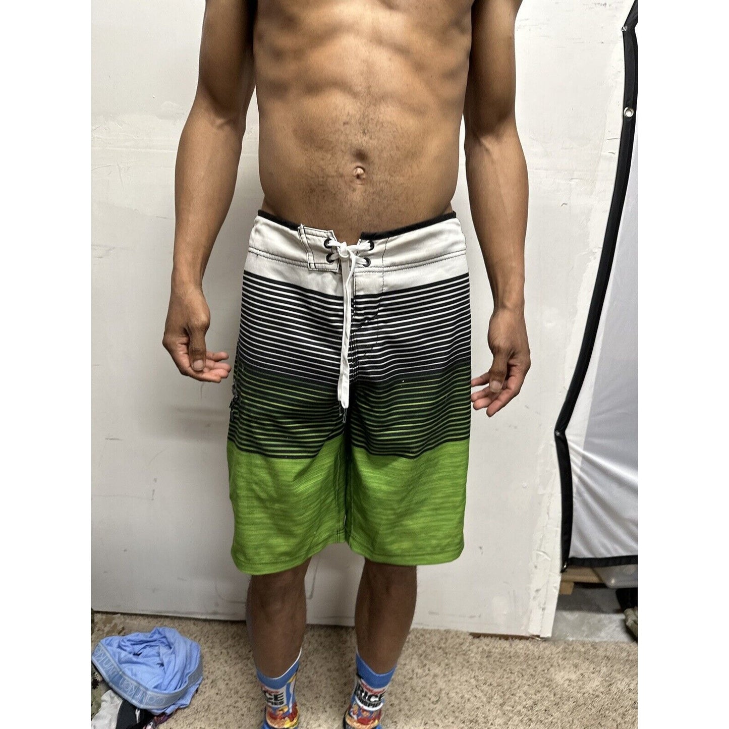 Men’s Striped Multicolor John John Fits Like A Medium Bathing Trunks O’Neill