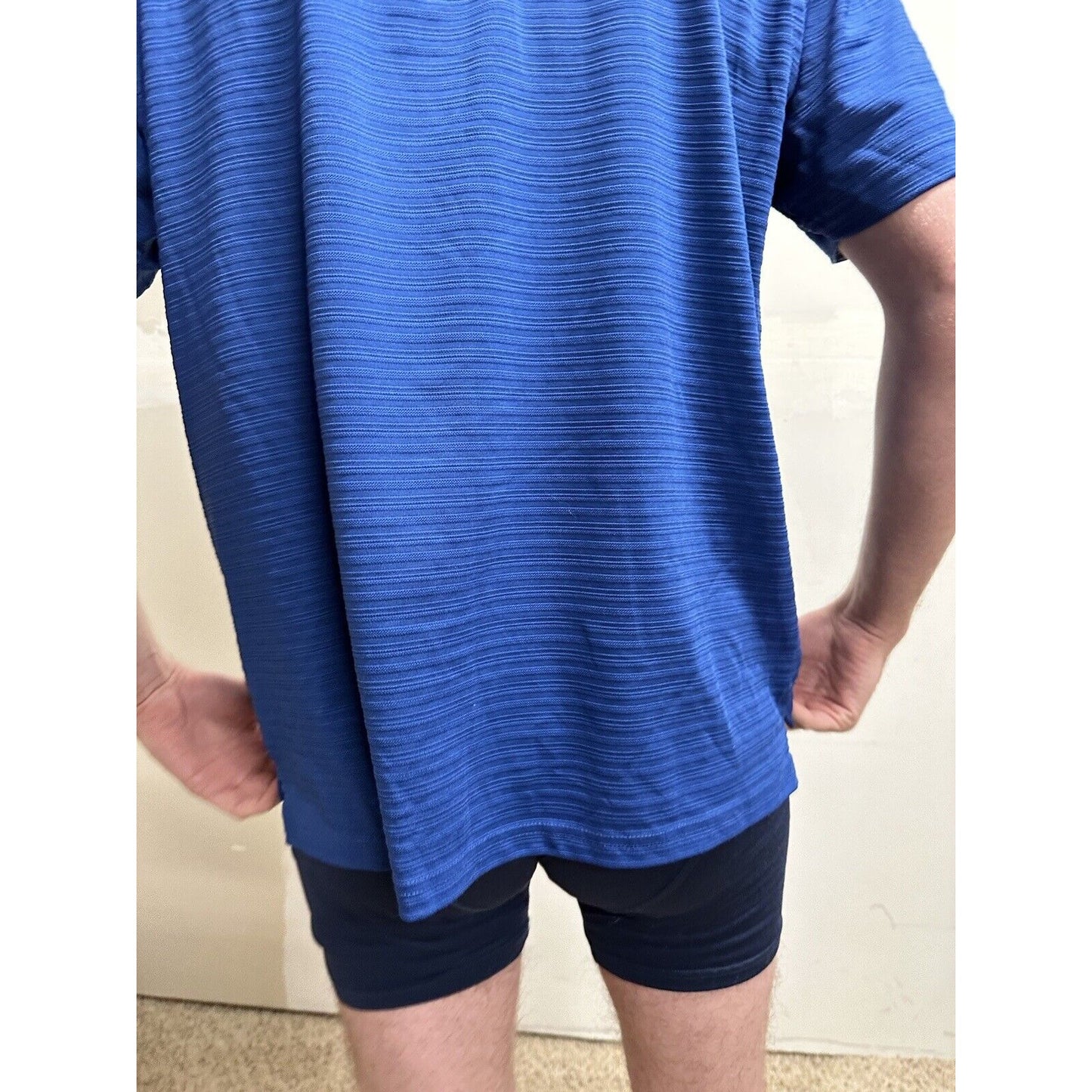 men’s blue af usafa air force polo shirt vansport medium