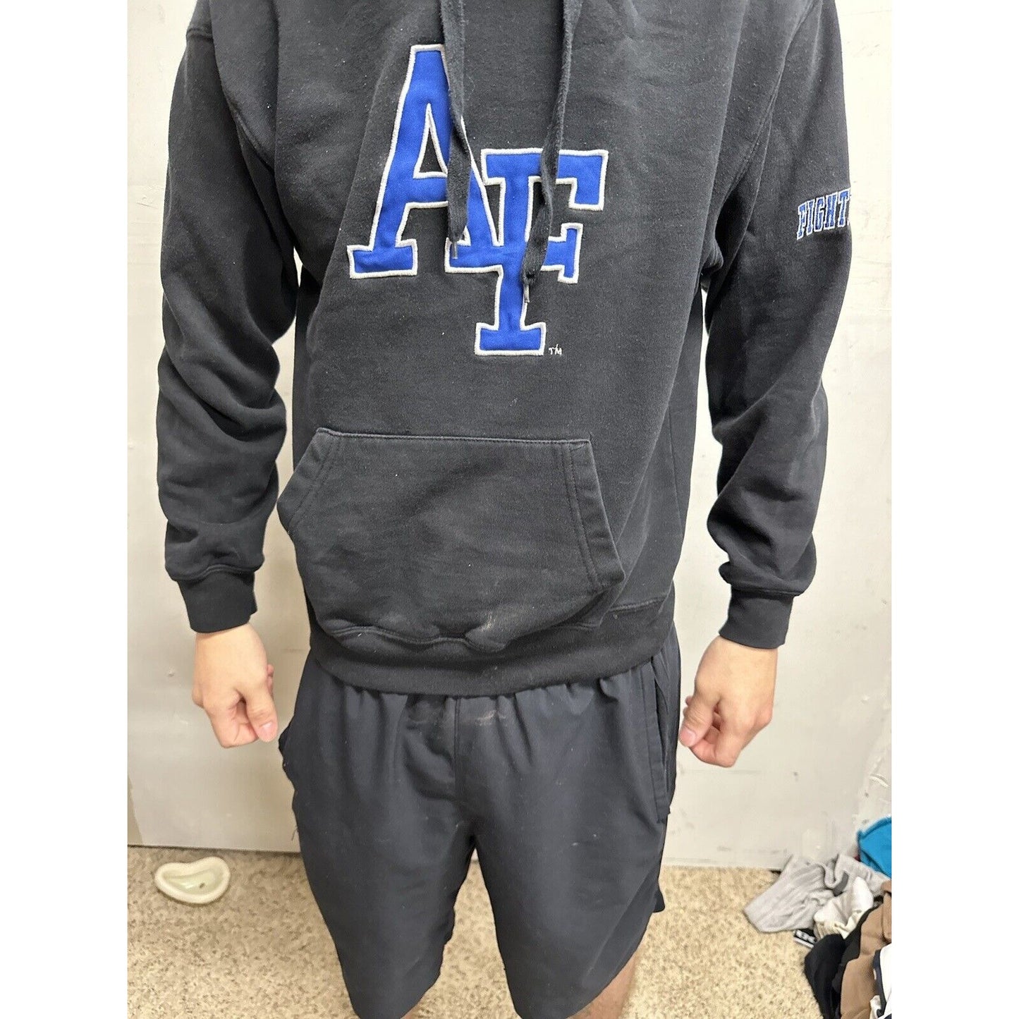 Men’s Campus Heritage Small USAFA Air Force Academy Black Hoodie