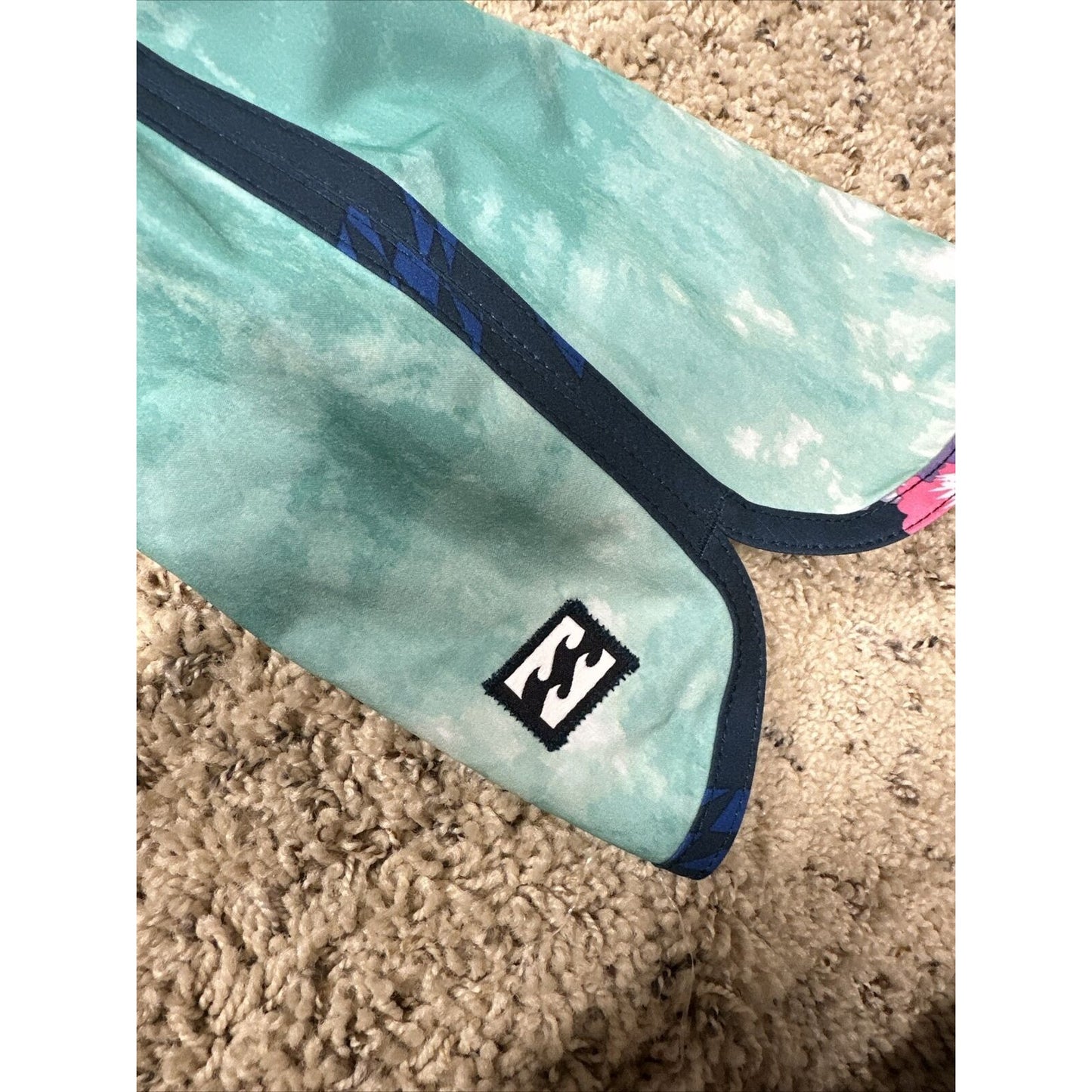 Men’s Billabong Size 31 Recycler 73 Pro Swim Trunks Green Board Shorts