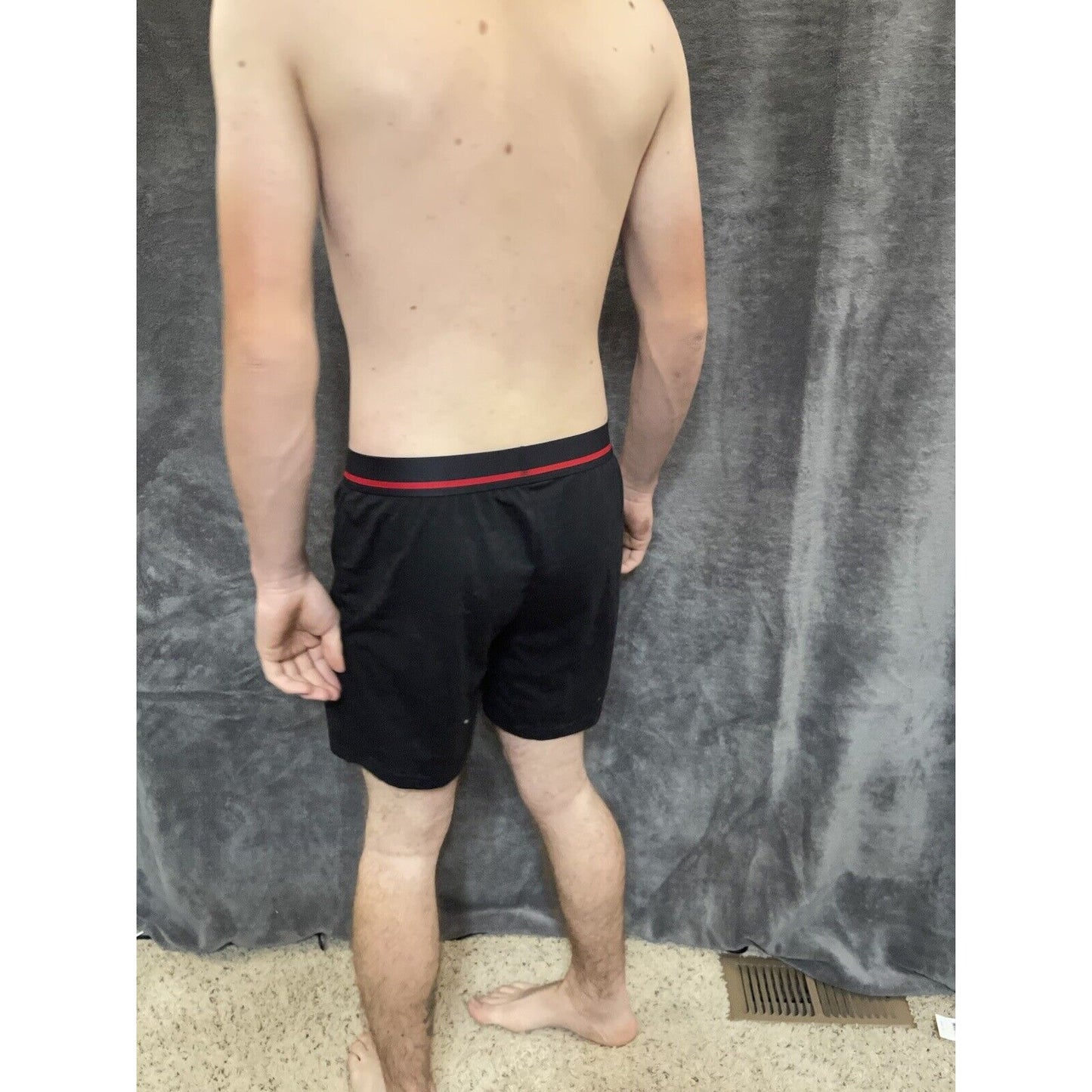 men's buffalo david bitton Black cotton spandex boxer shorts Medium