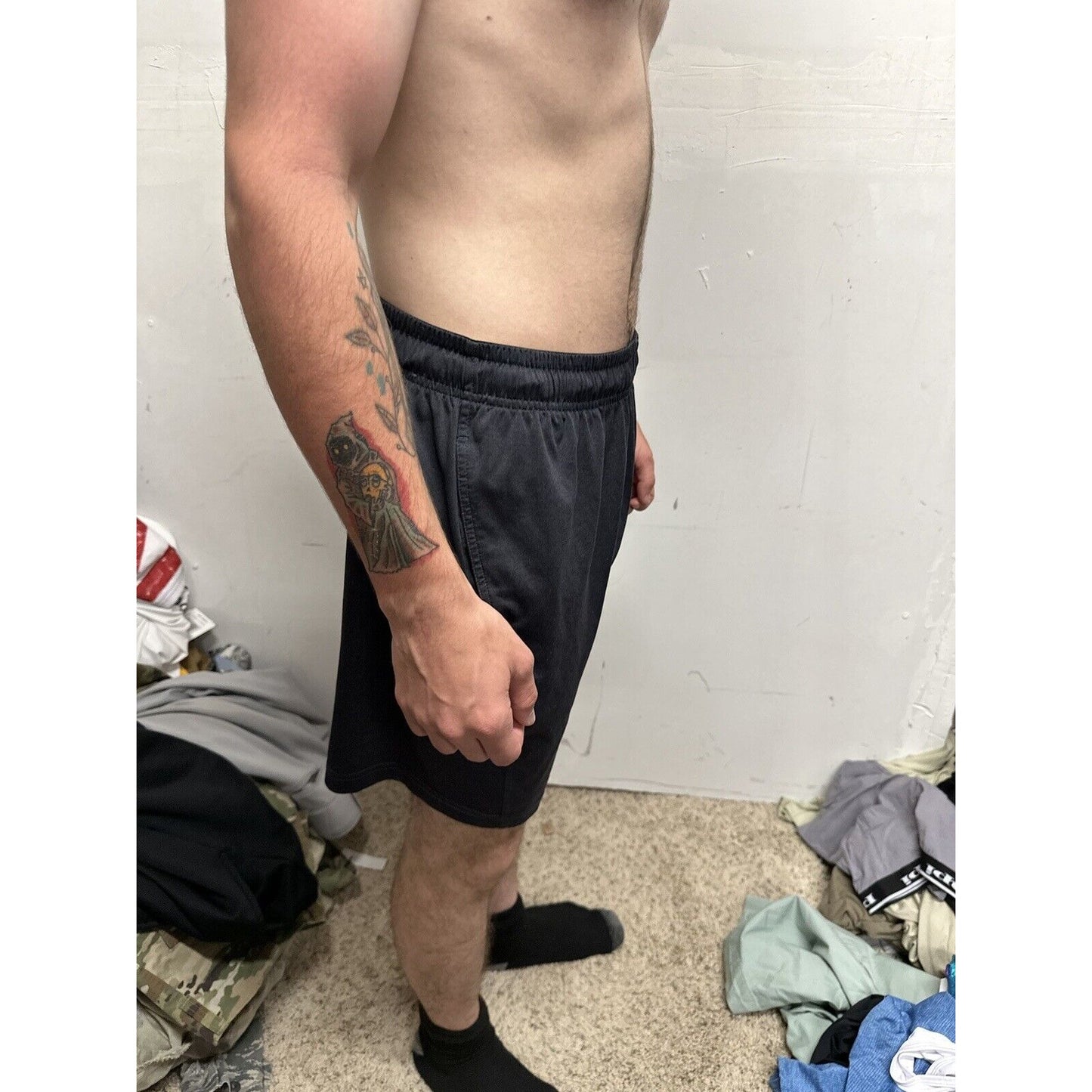 Men’s Black Medium Reebok Shorts With Pockets