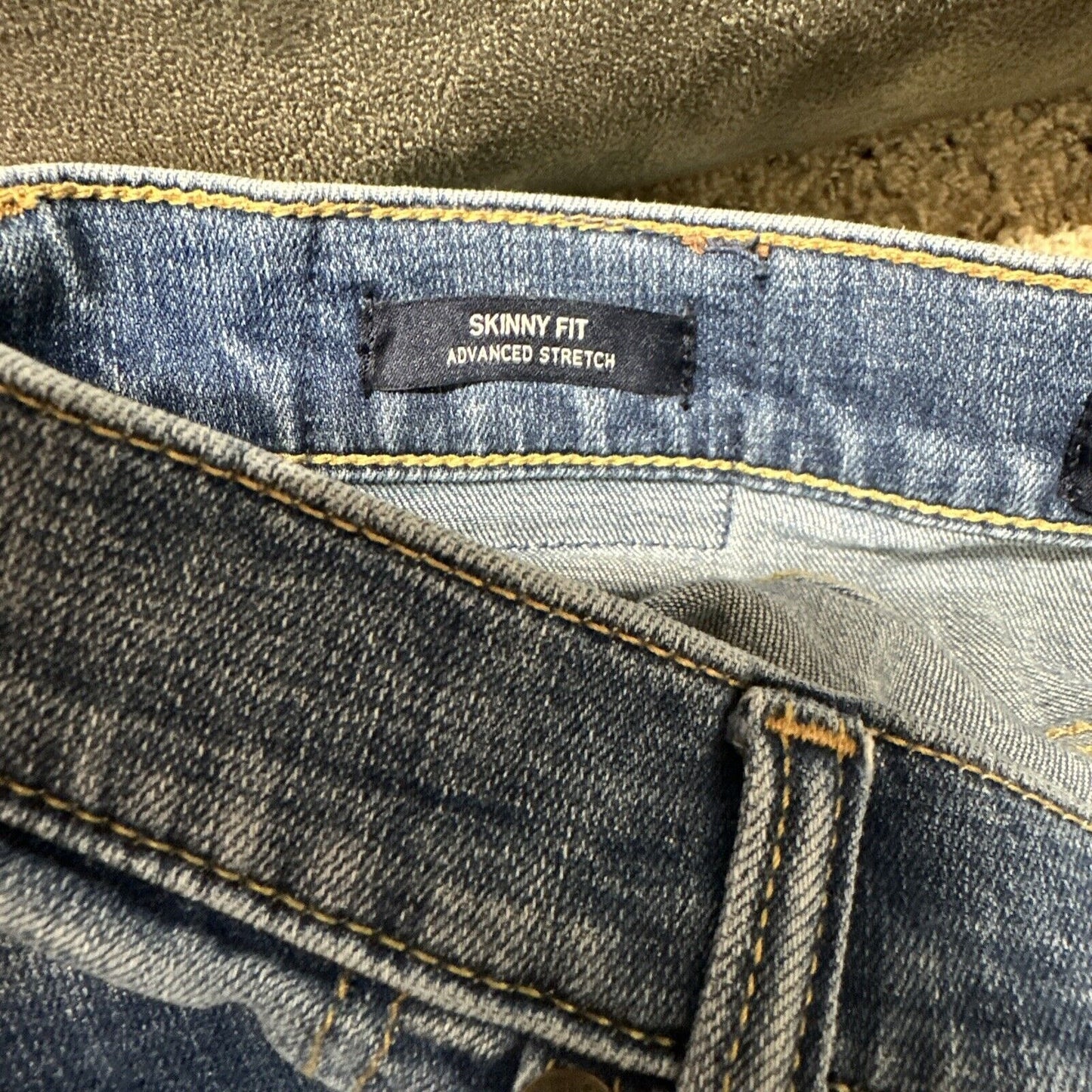 Men’s Hollister 31 X 32 Skinny Fit Advanced Stretch Blue Jeans