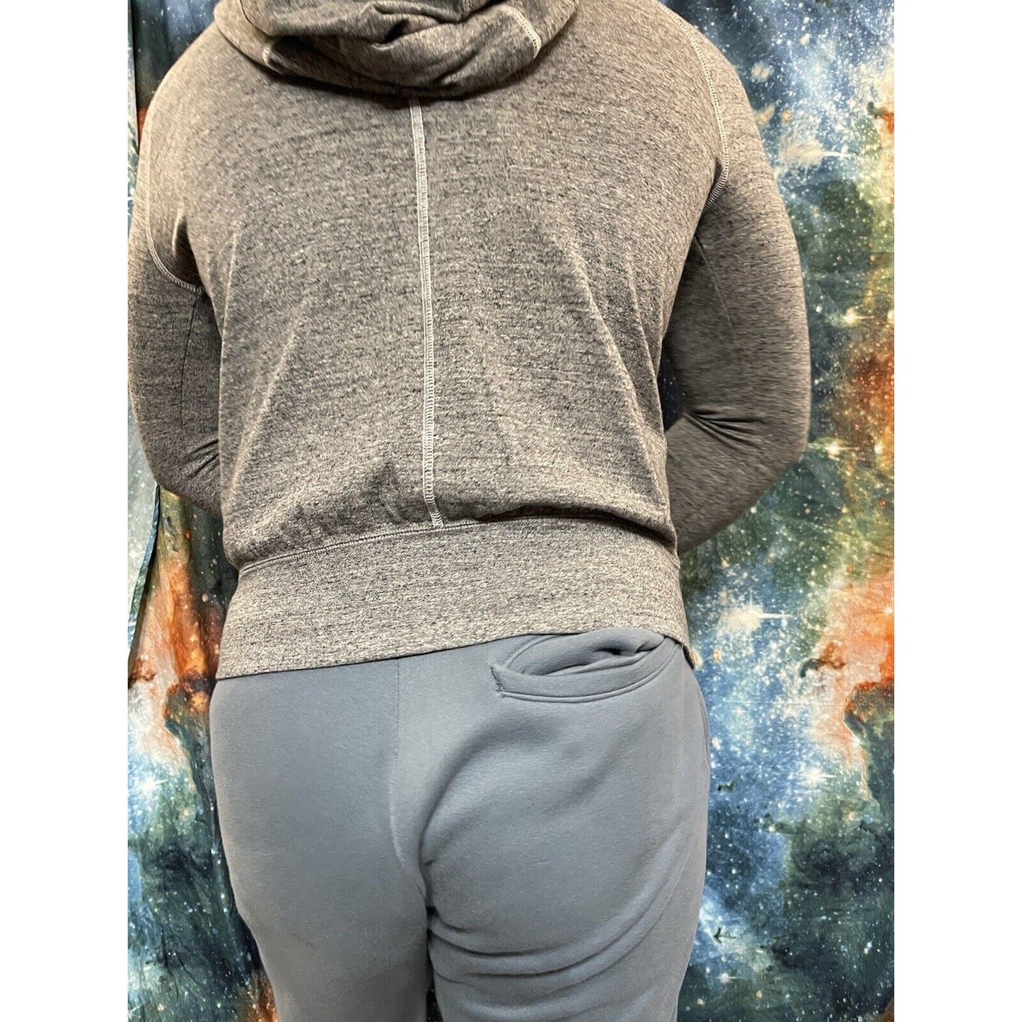 Men’s Nike Medium Full Zip Gray Stanford Hoodie