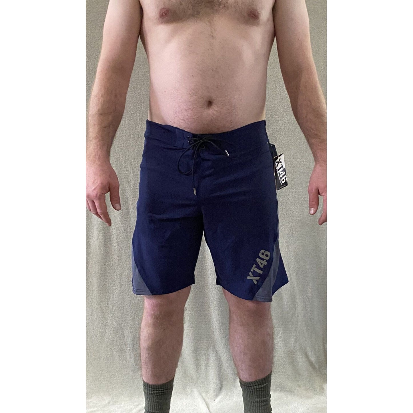 Soffe Extreme Training XT46 Men’s 34 (M) Navy Blue Gray Utility Board Shorts NWT