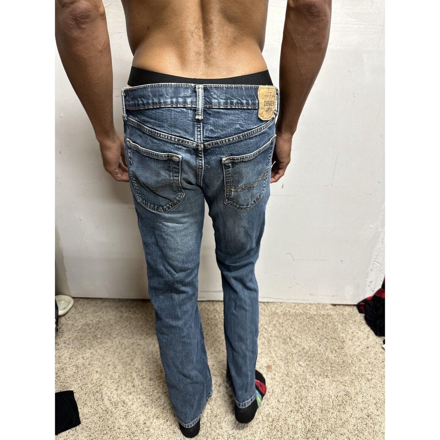 Men’s Denizen Levi’s 285 Relaxed Fit 32 X 32 Blue Jeans
