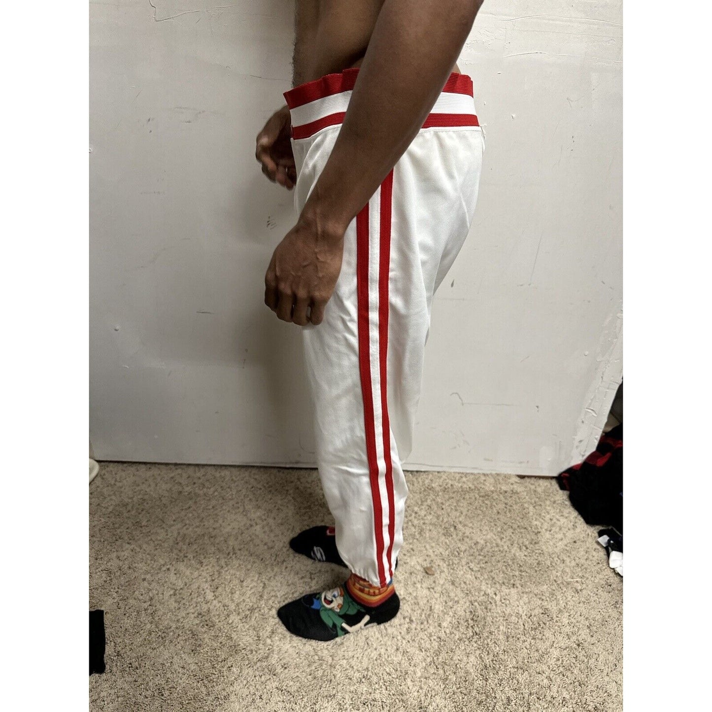 Men’s Pride XL Baseball Pants White And Red