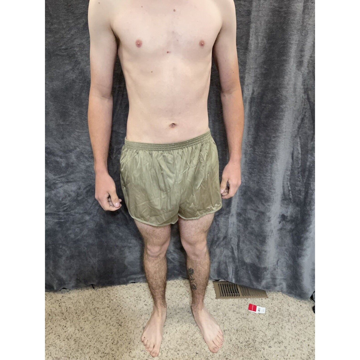 men's soffe ranger panties tan athletic Silkies shorts Large