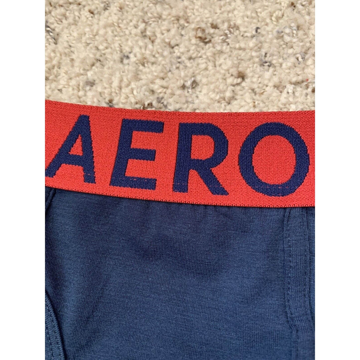 Aeropostale Stretch Boxer Briefs Dark Blue Men’s Large - 5% Spandex