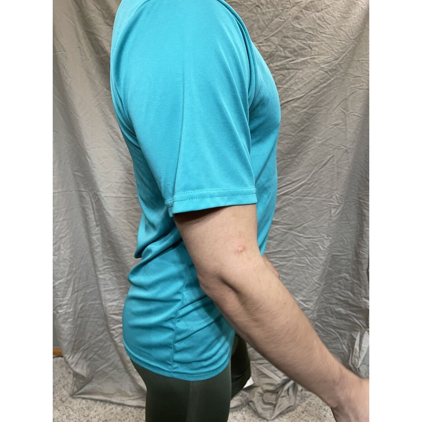 Men's Augusta Sportswear Moisture Management Athletic shirt teal adult small