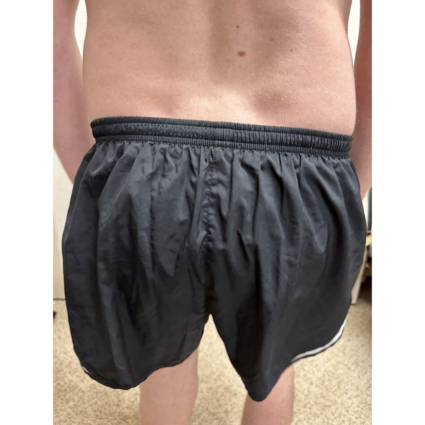 men’s raiders nfl black running shorts dri fit team apparel Nike