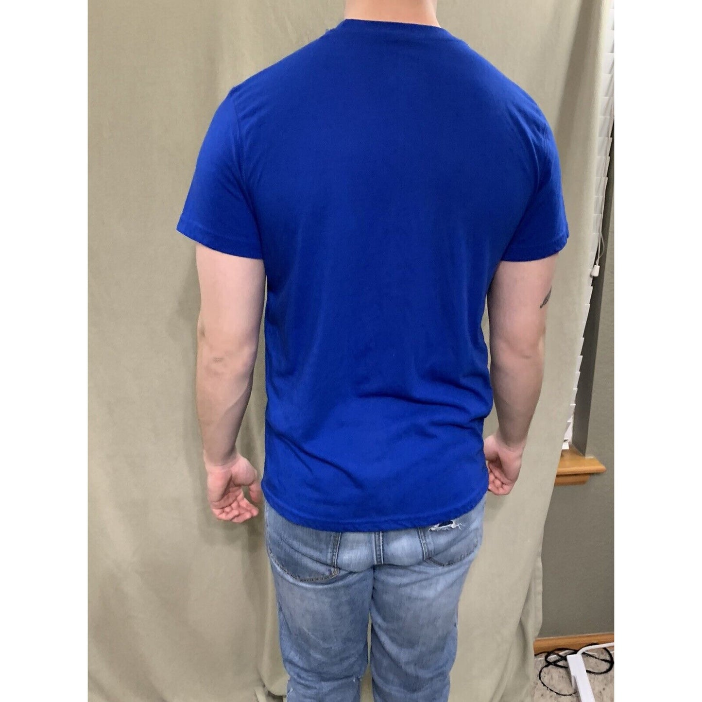 ADIDAS MEN'S ULTIMATE TEE SIZE M SHIRT BLUE