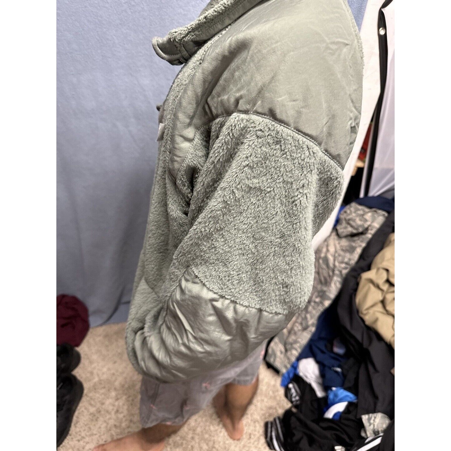 Men’s USAF Civil Air Patrol Sage Green Fleece Jacket XL - Regular Cold Weather