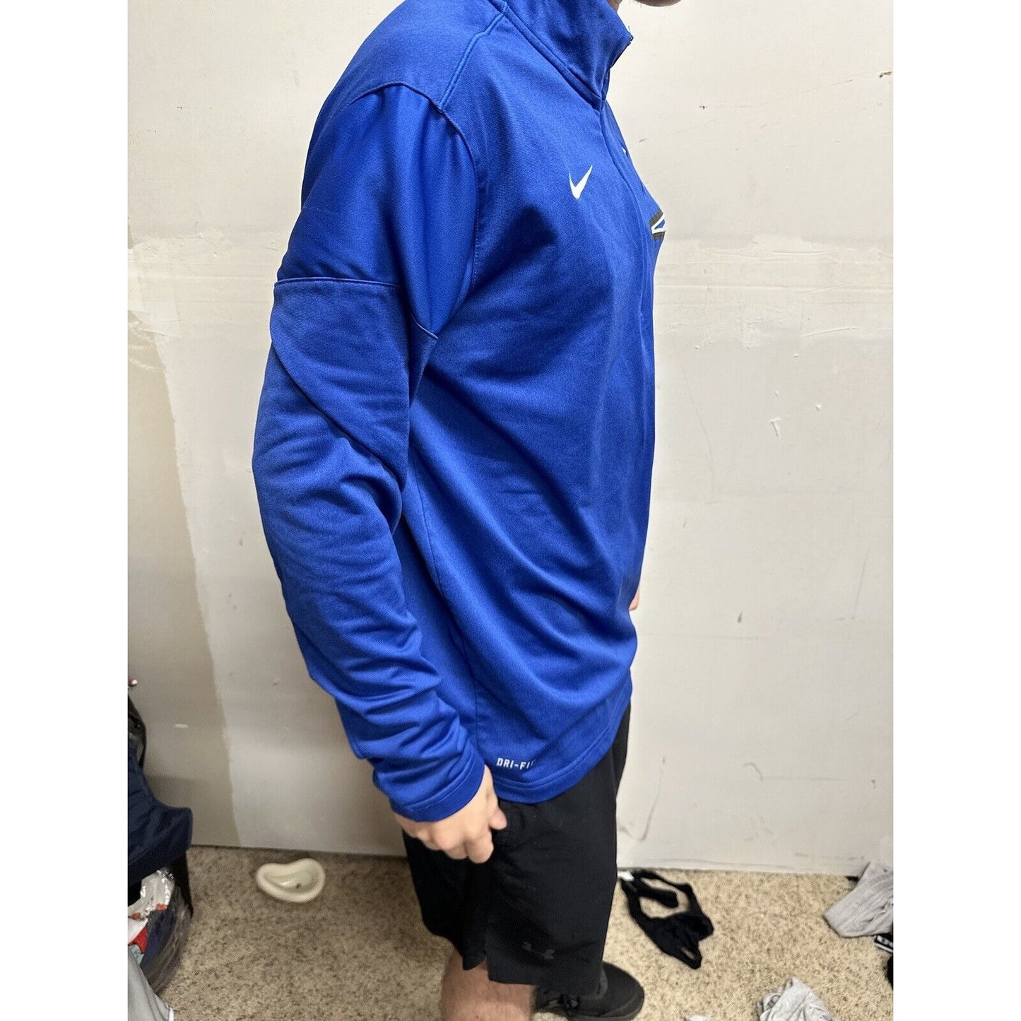 Men’s Blue Air Force Falcons USAFA Nike 1/4 Zip Pull Over Jacket