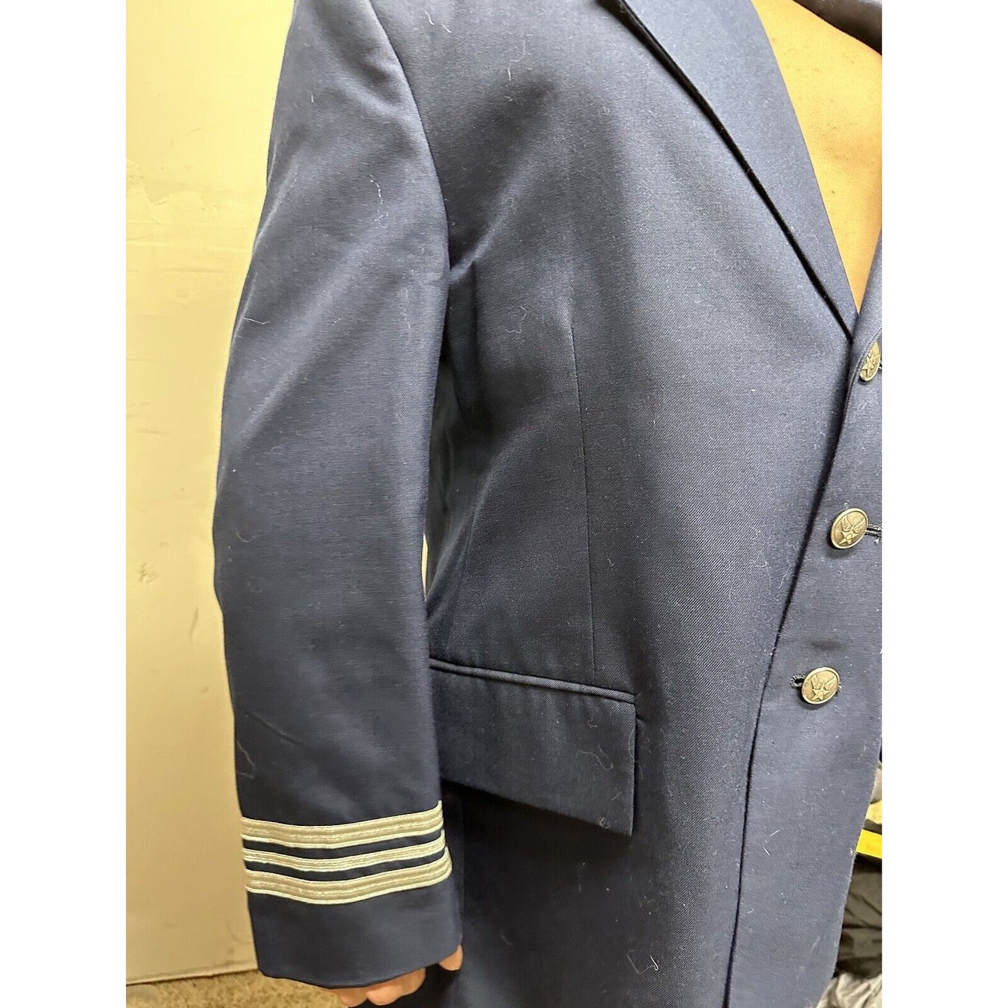 Men’s Patriot Poly Wool American Craftsman 44 Regular Military Uniform Coat