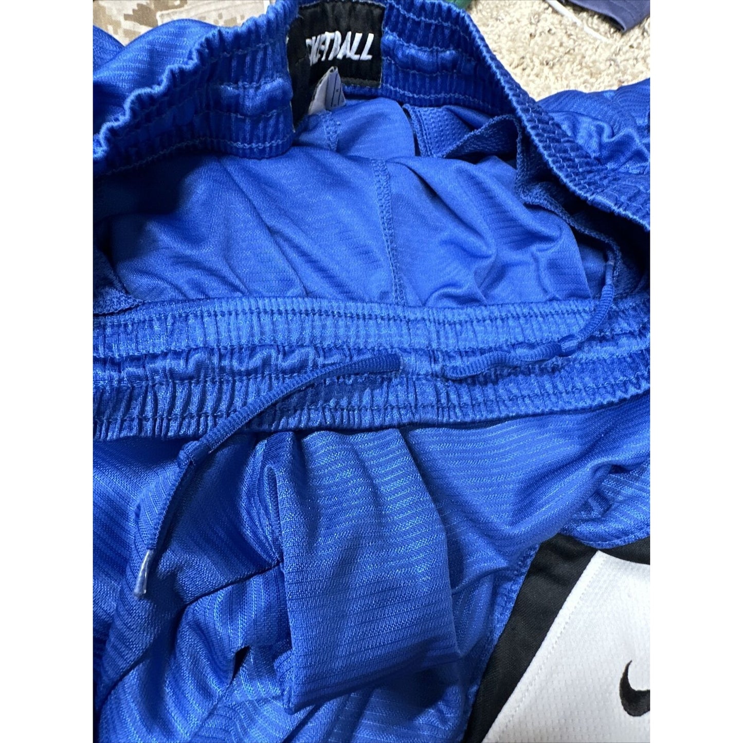 Men’s Blue Nike Basketball Medium Shorts With Pockets