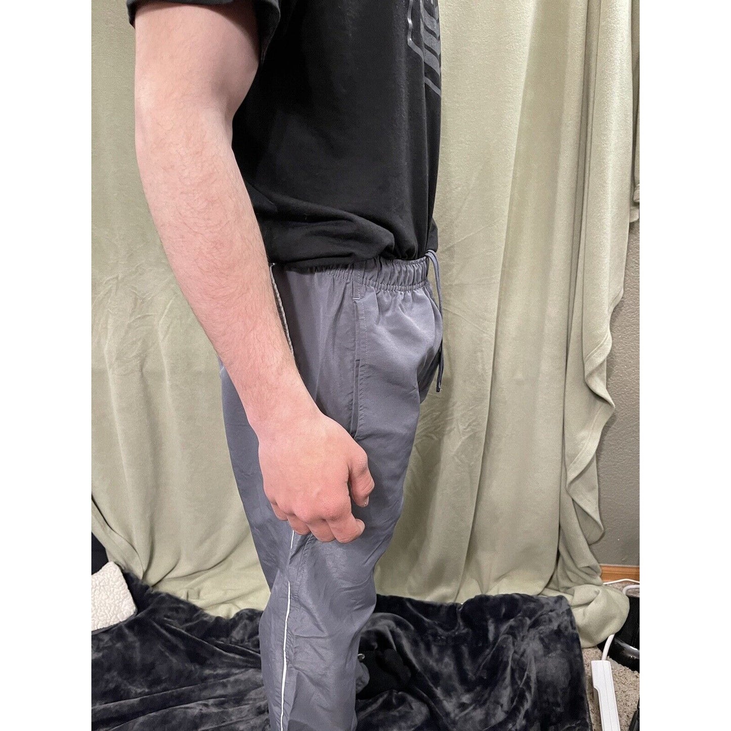 Domyos Windbreaker / Track / Jogging Pants Gray Men’s Small