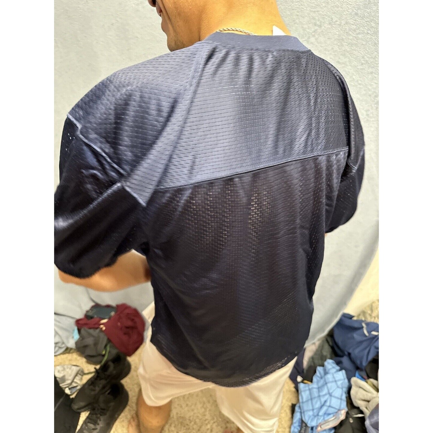 Men’s Dark Blue Alleson Athletics Small Football Jersey