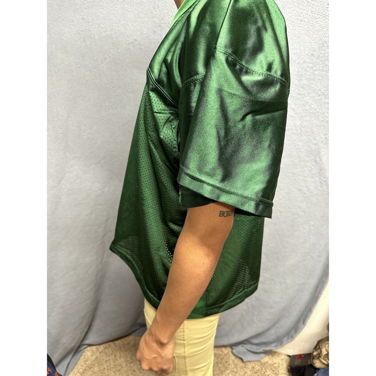 Men’s Green Champro Adult Large Football Jersey