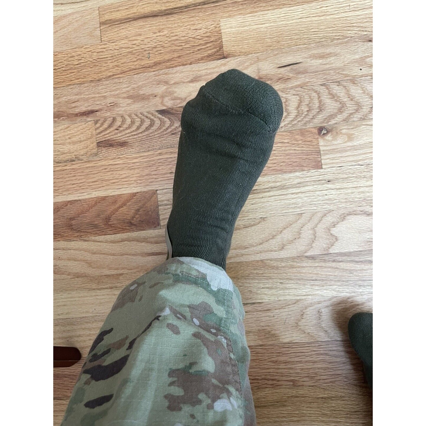Military Defense Logistics Agency Boot socks XL Olive Green 80% cotton18% nylon