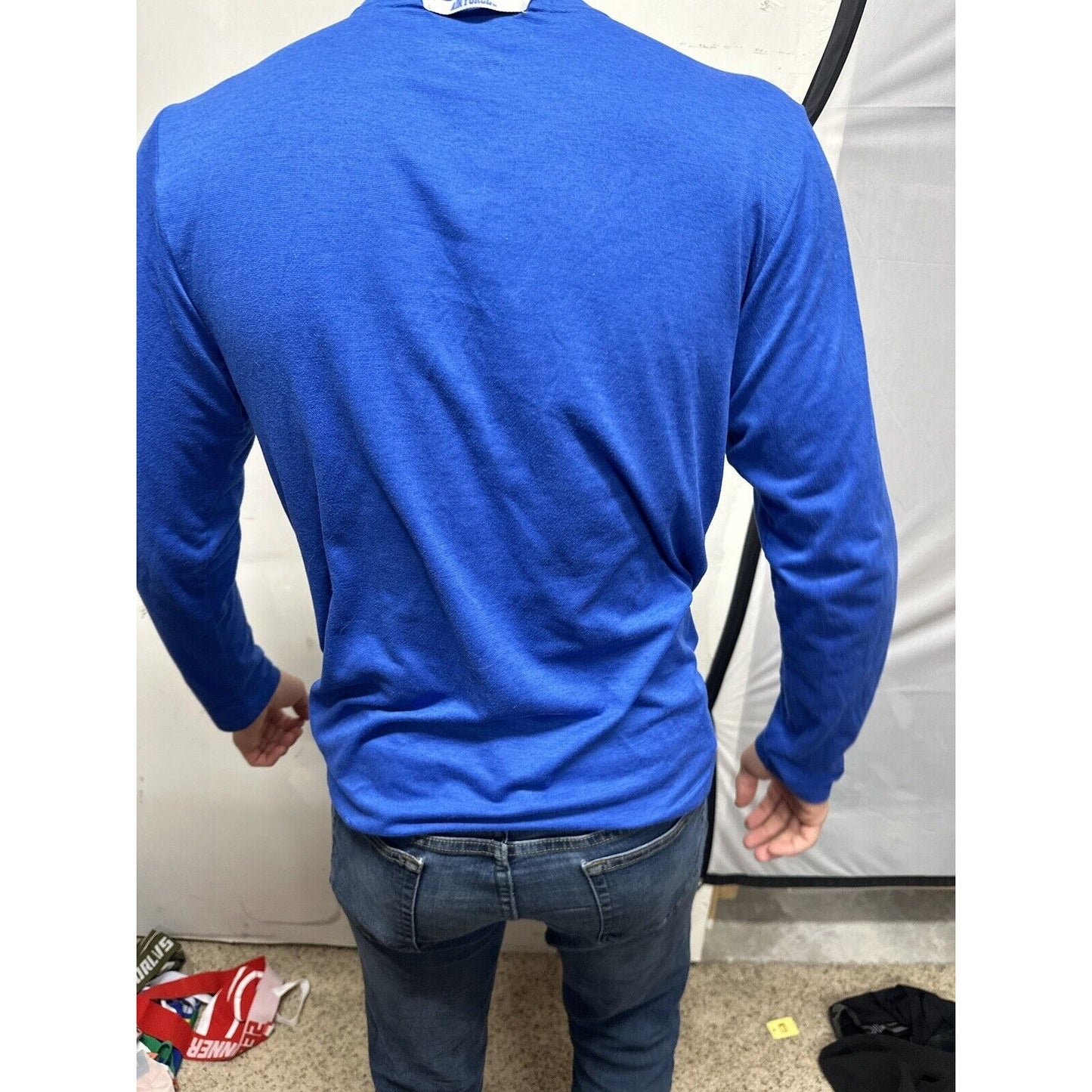 Men’s Long Sleeve USAFA Air Force Academy Boxing Blue Nike Shirt Small