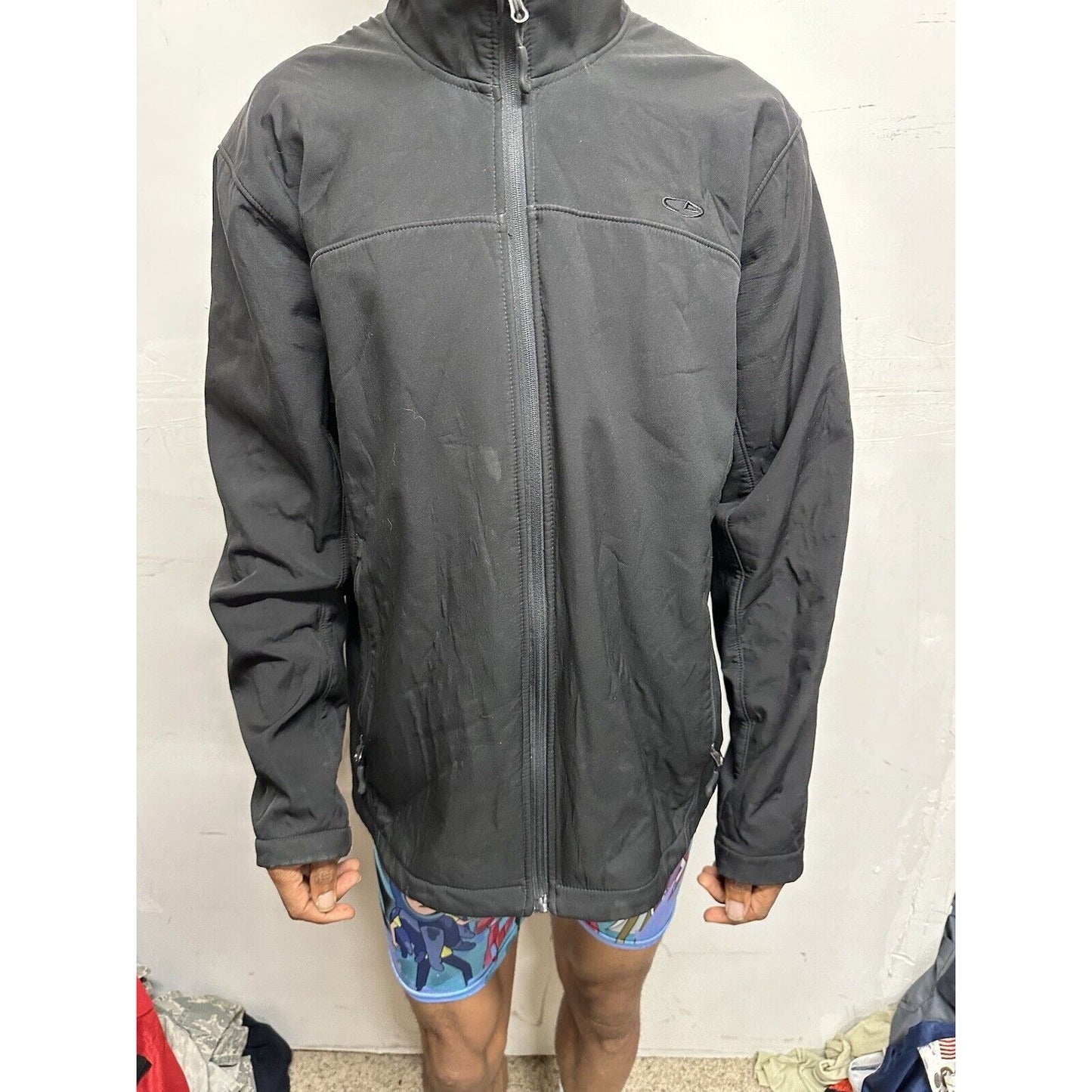 Men’s Large Black Champion Full Zip Jacket