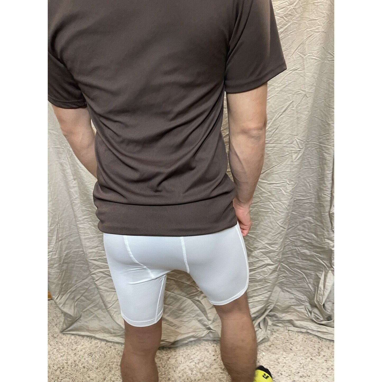 Men's Augusta Sportswear Moisture Management Athletic shirt Brown Small