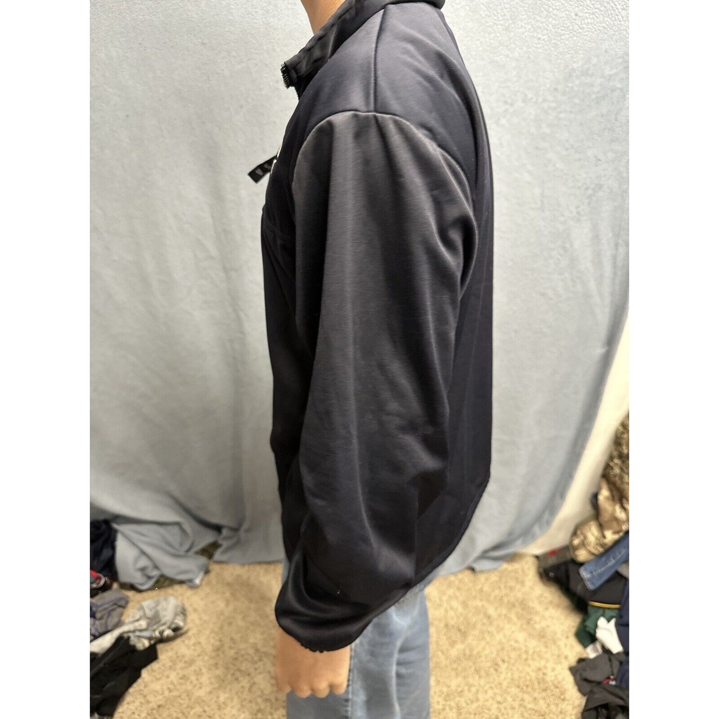 Men’s Dark Blue US Olympic Committee Fill Zip Large Jacket Polyester