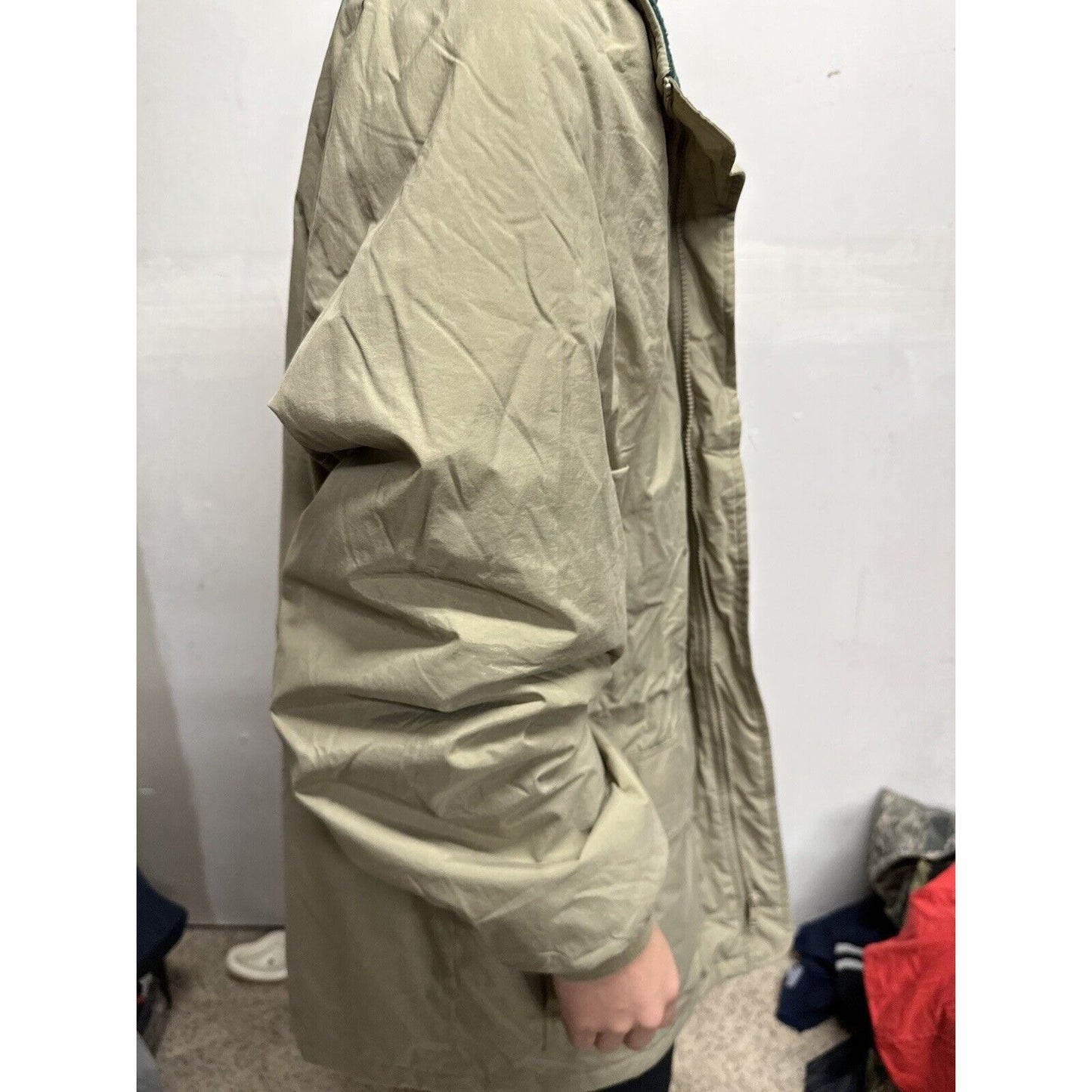 Men’s XL Tri-mountain Beige Jacket With Detachable Hoodie
