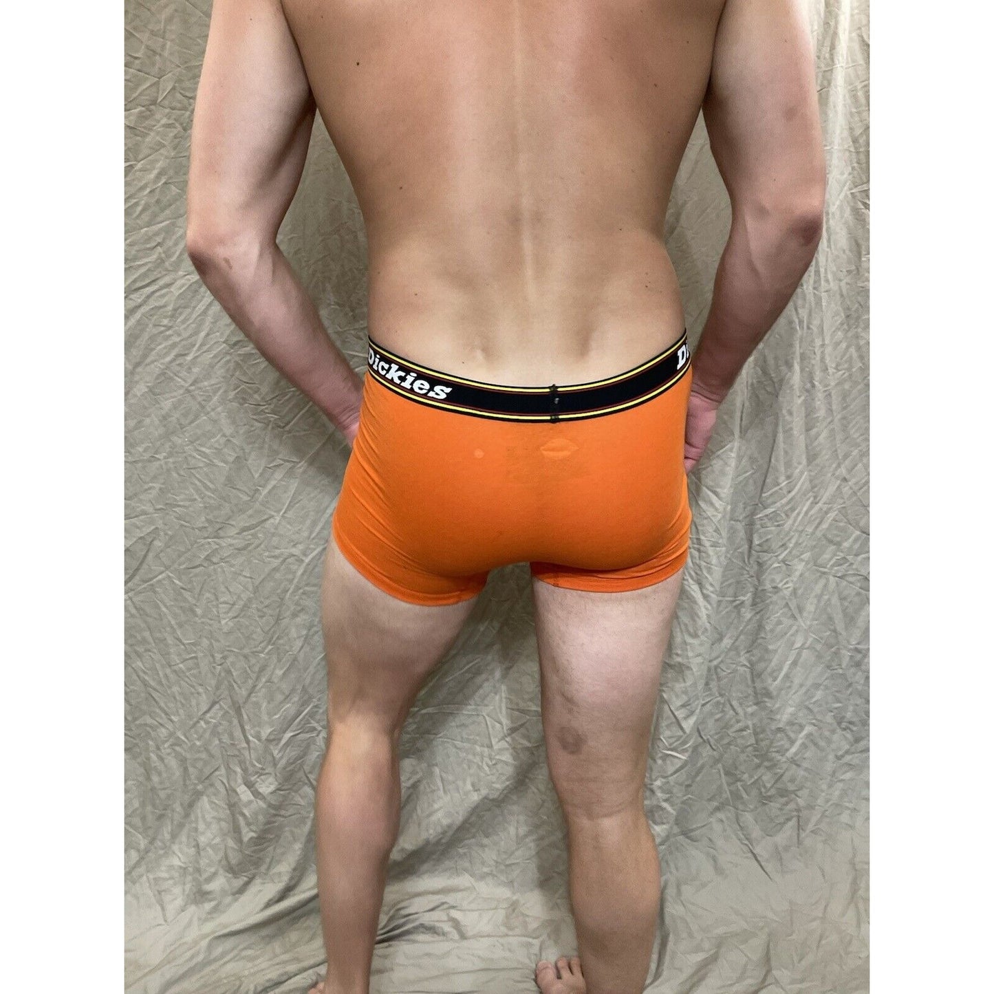 men's dickies Orange boxer briefs size large