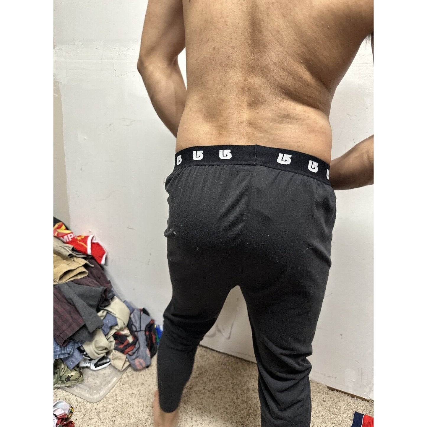 Men’s Black Burton Dry ride Small Thermal Sweatpants