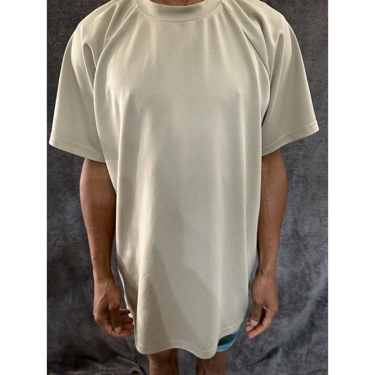 Men’s Tan Civil Air Patrol XL Dri Duke Uniform Tshirt Short Sleeve