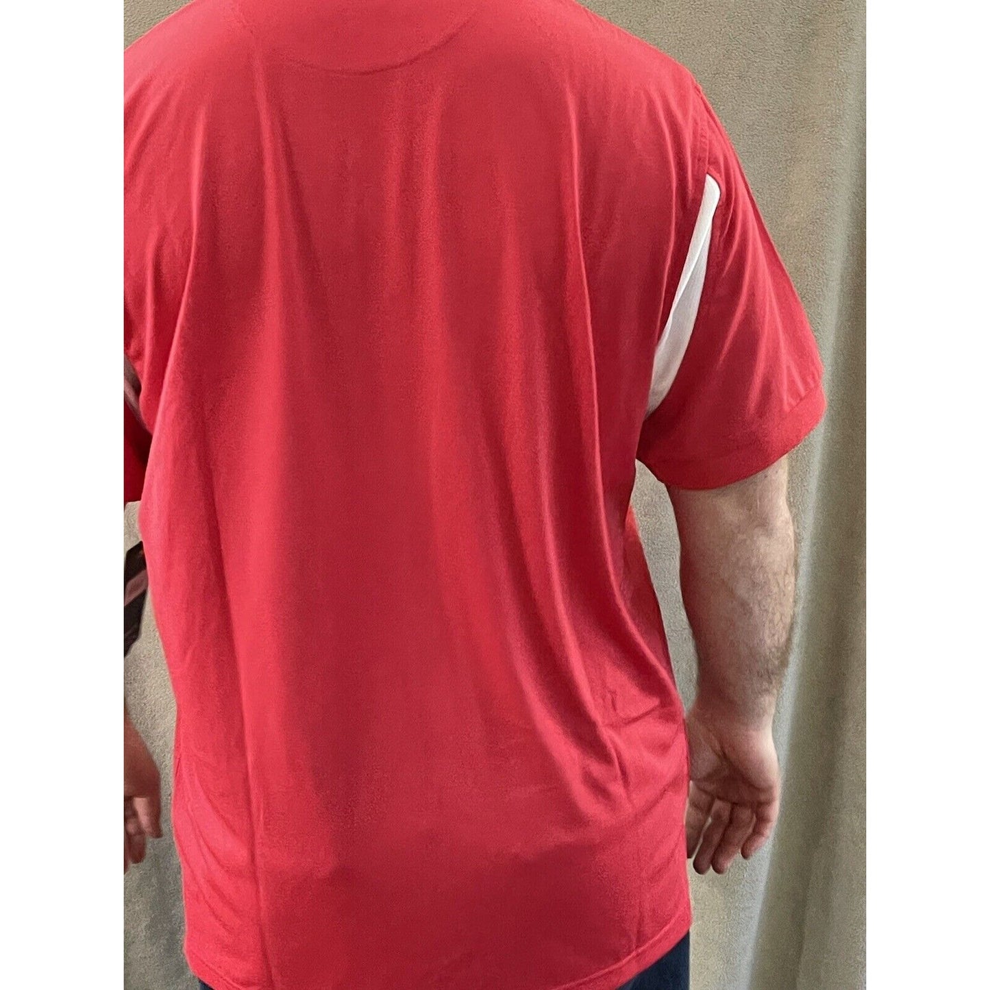 Mizuna USA Volleyball Men’s Large Red Shirt Lightweight Performance
