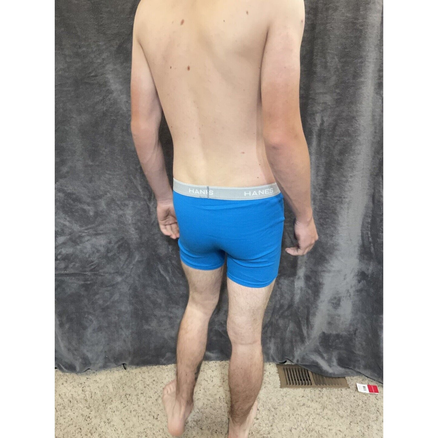 boy's XL hanes Aqua Blue boxer brief