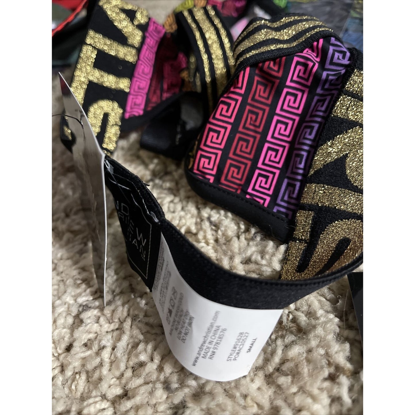 Andrew Christian Greek God Rainbow Frame Jock New With Tags Small