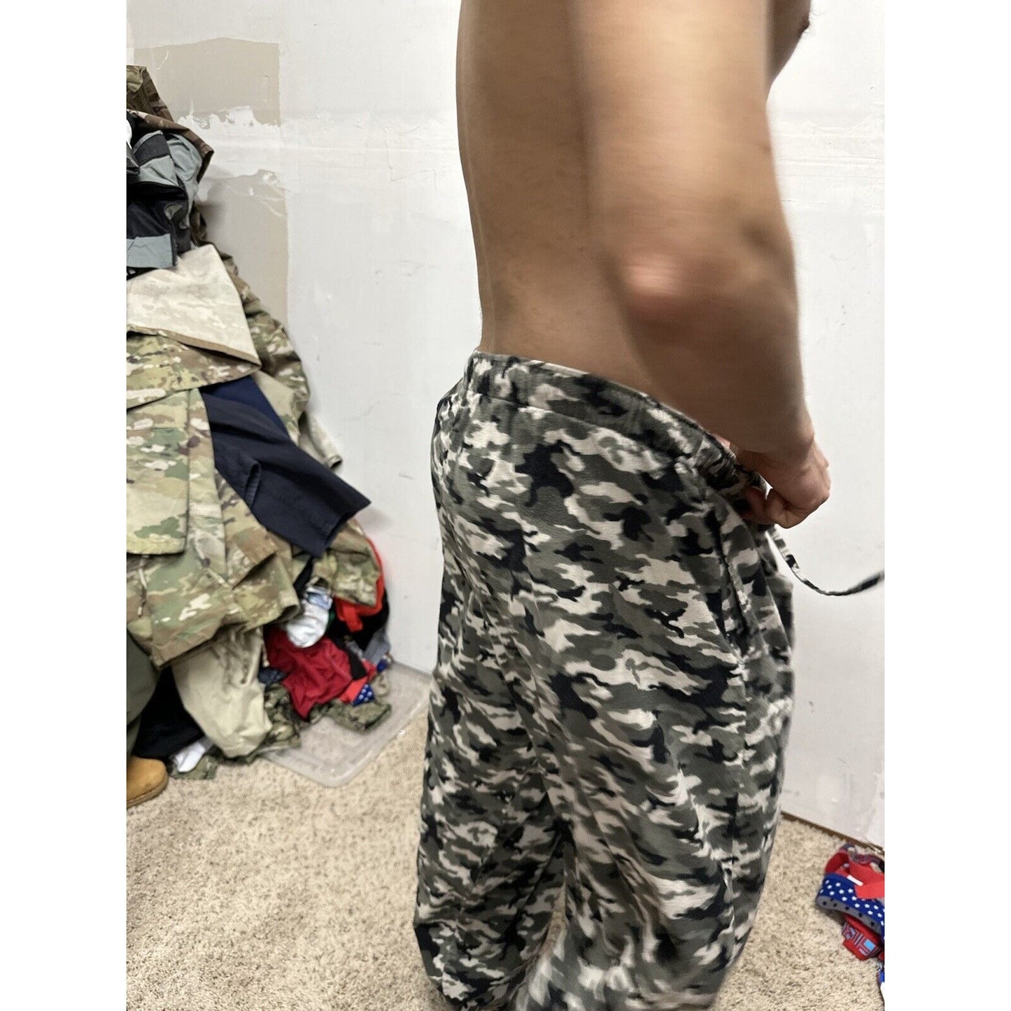 Men’s XXL Joe Boxer Camo Pajama Bottoms Lounge Pants With Pockets