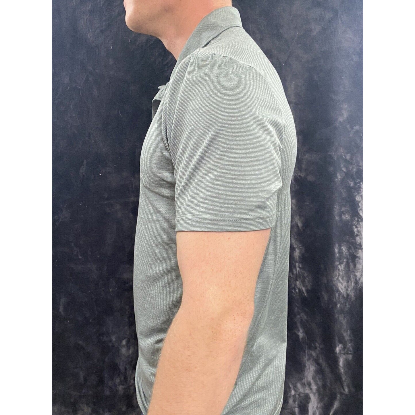 32 Degrees Cool Men’s Large Green 1/4 Button Athletic Polo Shirt