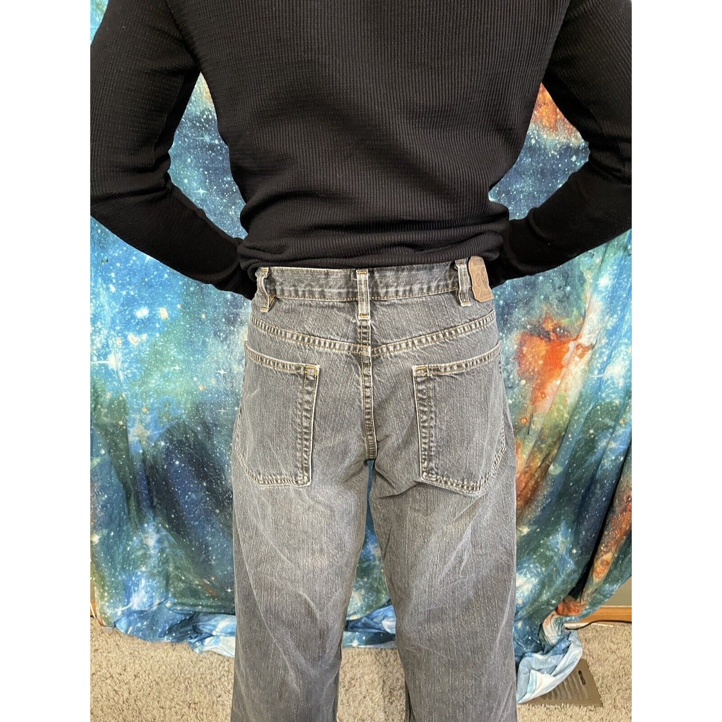 Men’s faded black Eddie Bauer original straight fit 38 x 30