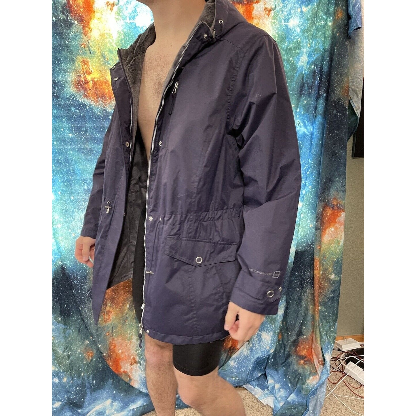 Men's Authentic Lifestyle Free Country Navy Blue 2XL cold weather jacket