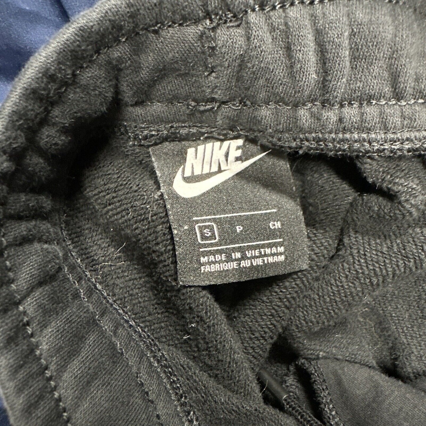 Men’s Small Nike Black Cotton Poly Sweat Pants With Pockets