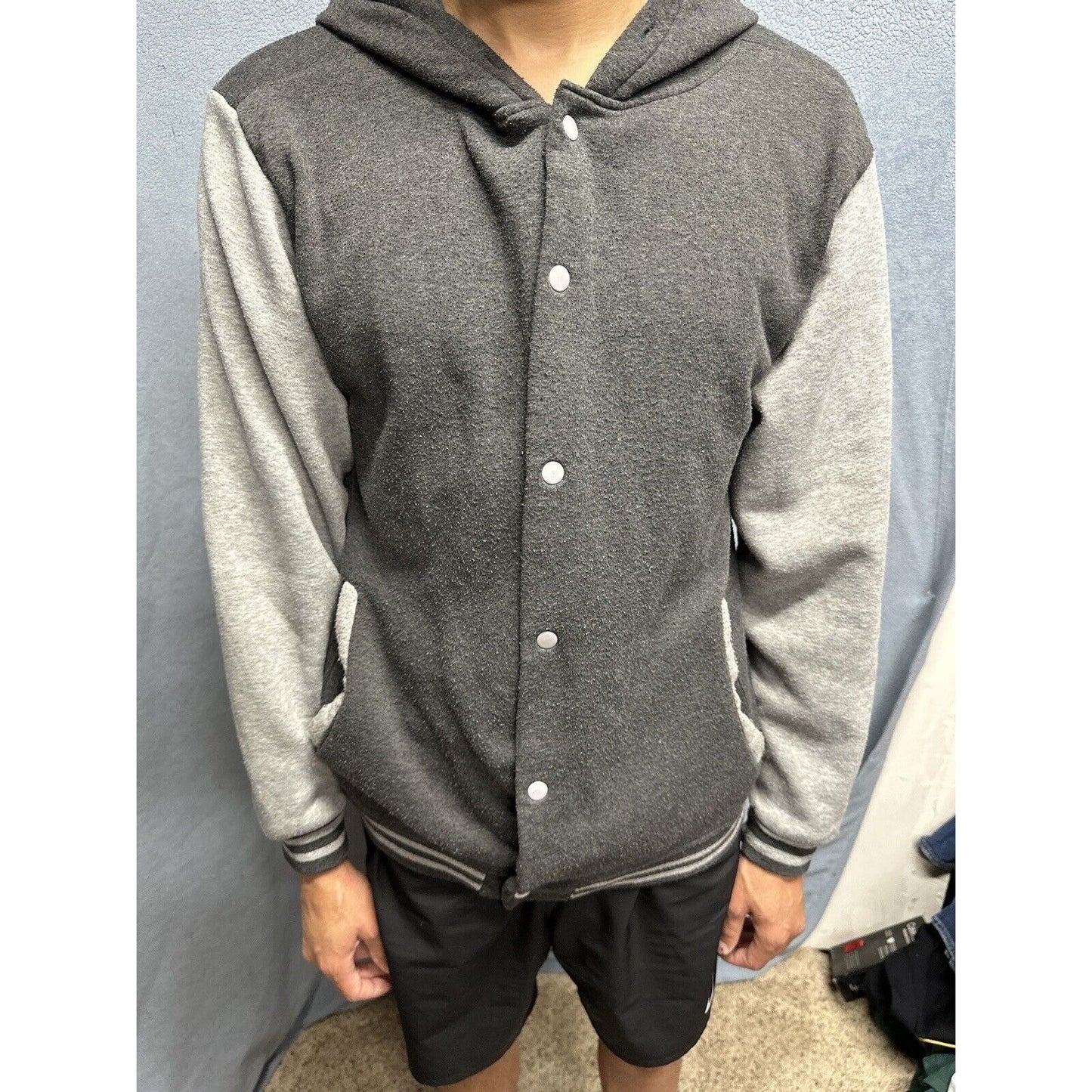 Men’s ROK Premium Quality Medium 2 Toned Snap Up Jacket